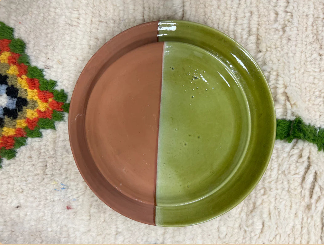 Borden en schalen Berber style groen
